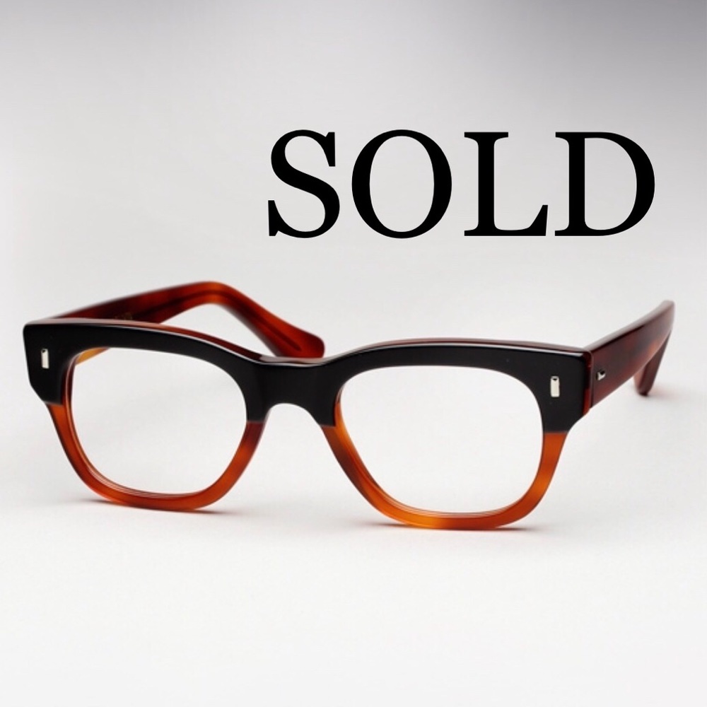 Sold - Cutler & Gross Black on Turtle Eyeglasses